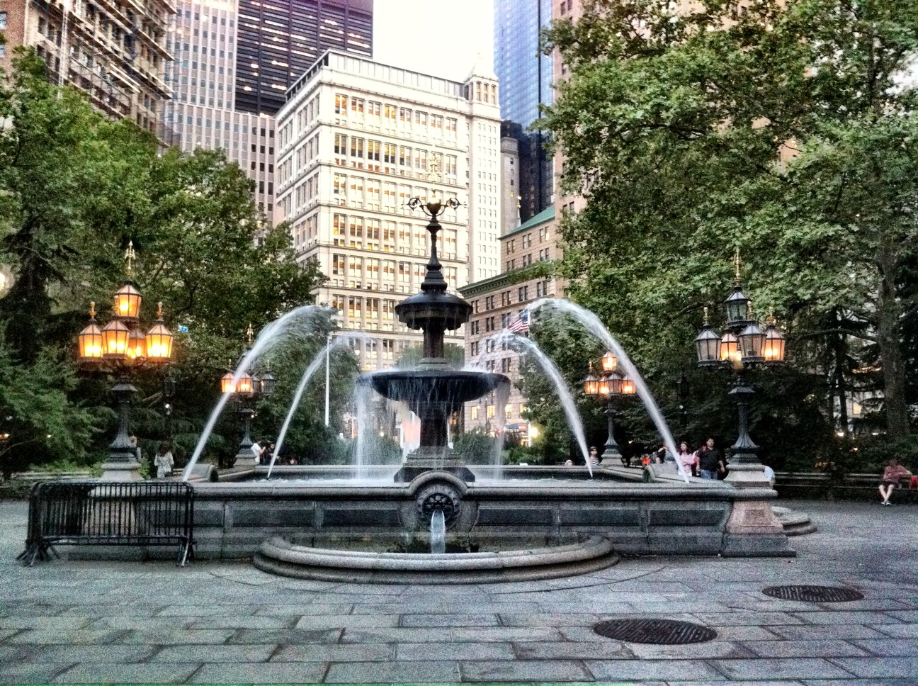 Fonte do City Hall Park